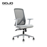 Chaise de bureau ergonomique en maille avec soutien lombaire, accoudoirs réglables, appui-tête, pivotante, rafraîchissante, extensible, idéale pour l'école et l'hôtel