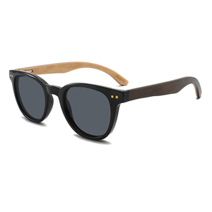 <b>Sunglasses</b> Wood Frame Protection <b>Polarized</b> Lens Adult Bamboo Wooden <b>Sunglasses</b> Bamboo Wood Glasses logo Custom - Product Image 3
