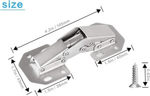 Gran oferta, bisagra de puerta de rana hidráulica ajustable, bisagras de puente, bisagras de puerta de armario - Product Image 2