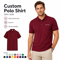 Kledingstukken met aangepast logo, poloshirts voor heren en dames, premium 100% gekamd katoen, private label, bedrijfsuniform, OEM, ODM, golf poloshirts, groothandel
