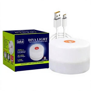 Lampes stroboscopiques LED portables rechargeables avec chargeur, matériau plastique, modèle DV12 - Product Image 1