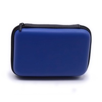 Tas penyimpanan Multi ukuran EVA casing pelindung cangkang keras ritsleting produk Digital kabel Data Hard Disk ceta-pu tahan guncangan