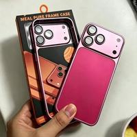 TYF DIY Umrüstungs-Set Upgrade 14 Pro Max 17 Pro Max Stil Premium Matt A++ Qualität Modifikations-Kit Rückglas Metallrahmen
