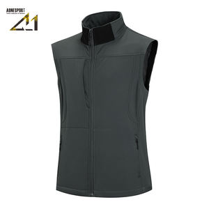Gilet Softshell pour homme en polyester et coton, séchage rapide et respirant, pour le travail en extérieur/broderie - Product Image 3