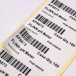 Self Adhesive Waterproof 40x30mm Paper Barcode Sticker Labels Roll Direct Thermal Labels 60 x 40 60 x 30 mm