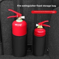 Sac de rangement pour extincteur de voiture, support en tissu Oxford et cuir, étui portable pour extincteur de véhicule