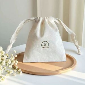 New Personalized Design Eco-friendly Cotton Dust <b>Pouch</b> Cotton <b>Drawstring</b> <b>Pouch</b> Bag - Product Image 5