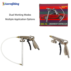 Kit de dépoussiérage pneumatique de qualité industrielle Pqh-031 avec pistolet pulvérisateur, tuyau spiralé en PU de 5 mètres et raccords - Zhejiang - Product Image 1