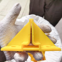 Plancher en lattes de plastique durable pour porcelets, équipement de cage pour animaux d'élevage en état neuf pour l'élevage de porcs