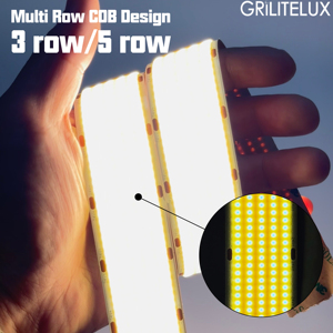 Cinta LED COB de Triple Fila, 960 LED, 24V, 15mm, para Instalación de Perfil Lineal Arquitectónico sin Puntos de Alta Densidad - Product Image 4