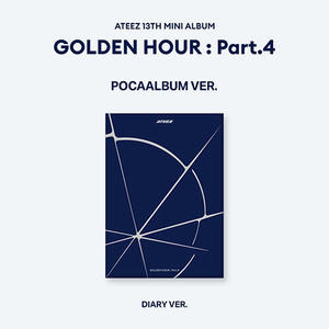 ATEEZ GOLDEN HOUR Part.4 [POCAALBUM VER] การ์ด QR KPOP พร้อมสติกเกอร์ตั้งโชว์รูปภาพ ภาษาเกาหลี สำหรับทุกวัย ดีไซน์เกาหลี ATEEZ - Product Image 5