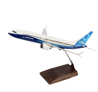 Modèle d'avion miniature 737 MAX 9 1:100