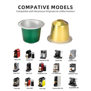 500PCS Tasses à café Filtre Capsule à café Compatible avec Nespresso Original Makers Capsule à café jetable Shell - Product Image 4