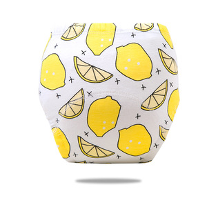 아기 면 기저귀 유아 천 기저귀 통기성 화장실 훈련 바지 재사용 가능한 면 신생아 아기 훈련 바지 - Product Image 2