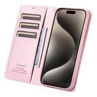 Étui portefeuille magnétique en cuir PU souple TPU Hanman pour Samsung Galaxy S24 Ultra S23 Plus S21 FE S20 Flip