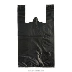 Custom-design Custom-tailored <b>PE</b> LDPE Vest <b>T</b>-<b>shirt</b> Bag Made-to-order Bespoke Wedding Favor Eco-Friendly Custom Logo Print - Product Image 2