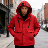 Blouson Bomber Unisexe Grande Taille Haute Qualité Épais Respirant Coupe-Vent Automne à Capuche Motif Dessin Animé pour Vente en Gros