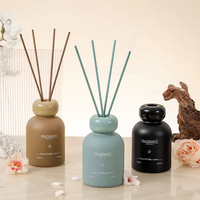 Diffuseur de parfum AIKUN Deluxe en coffret cadeau, marque privée, pour hôtel et maison, décoration élégante, ambiance fraîche, diffuseur à bâtonnets