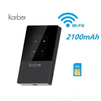 Karbor Enrutador Wifi Solar de bolsillo portátil 4G 150Mbps Wifi Enrutador Wifi móvil 4G Lte Enrutador inalámbrico Hotspot