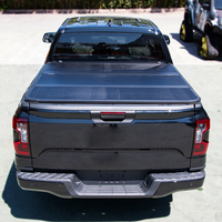 NOUVEAU DESIGN – Couvre-caisse de camionnette rigide en aluminium à trois volets pour GMC Silverado 5.8ft/6.4ft, Colorado, Toyota, FORD Ranger 2026