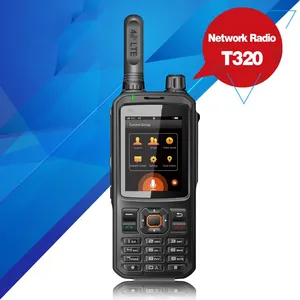 2019 Top Sale Android 4G LTE PTT Radio Jaringan Radio Panggilan Jarak Jauh Ponsel Walkie Talkie dengan GPS T320