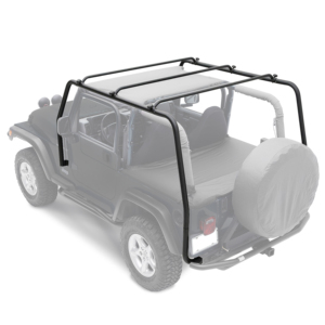 Portapacchi <span class=keywords><strong>per</strong></span> Jeep Wrangler TJ Rubicon 97-2006 Nero Testurizzato Sostituzione <span class=keywords><strong>per</strong></span> 76713 - Product Image 6