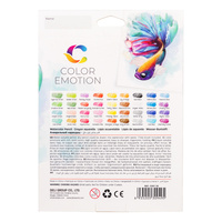 Crayons de couleur Deli EC00730, 12/24/36 couleurs, ensemble de crayons de dessin, ensemble de crayons de dessin pour enfants, crayons de dessin à l'eau