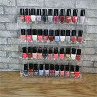Nouveau style mur vernis à ongles présentoir armoire pour salon 3-6 couches 30-60 fabricants de choix de bouteilles en gros OEM