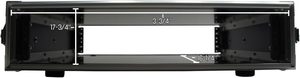Boîtier audio en aluminium pour DJ, flight case 2U pour amplificateur, transport routier - Product Image 2