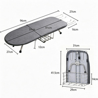 Nouvelle Arrivée Planche à Repasser Murale Pliante en Maille, Encastrée et Escamotable pour Armoire Domestique