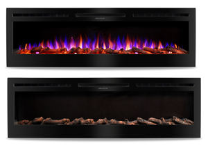 Chimenea Eléctrica de Pared de 72 Pulgadas, Calentador Interior Moderno de Calentamiento Rápido con Soporte para <span class=keywords><strong>TV</strong></span>, para Calefacción Invernal - Product Image 4