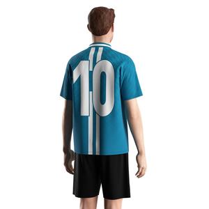 เสื้อฟุตบอลปักลาย ออกแบบด้วยปกคอวี และผ้าที่ระบายอากาศได้ดี เหมาะสำหรับการแข่งขันบนสนาม - Product Image 4