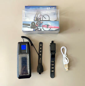 Luz de Bicicleta, <span class=keywords><strong>Linterna</strong></span> Potente, Resistente al Agua IP67, <span class=keywords><strong>Solar</strong></span>, USB, LED, Luz Delantera para Ciclismo Nocturno, Montaña, Carretera, Camping - Product Image 6