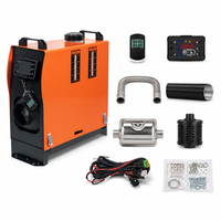 Chauffage d'air diesel vertical tout-en-un 8KW 12V/24V avec réservoir de carburant de 5L, chauffage de stationnement à faible consommation de carburant pour camion, camping-car, motorhome