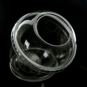 गुंबद ढक्कन (2 इंच के छेद के साथ)-96 मिमी बायोडिग्रेडेबल कोल्ड ड्रिंक ढक्कन स्थायी कॉफी कप कवर - Product Image 4