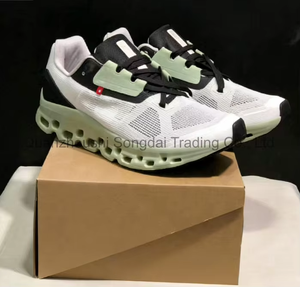 Baskets décontractées pour hommes en tissu extensible à <span class=keywords><strong>semelle</strong></span> épaisse, chaussures de sport d'été à lacets, tendance mode, vente en gros usine - Product Image 5