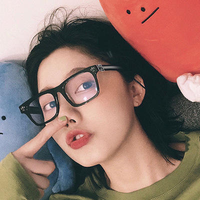 Vente en gros de lunettes carrées noires rétro de luxe pour hommes, lunettes de marque pour femmes, monture anti-lumière bleue