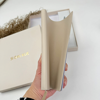 Cahier d'exercice scolaire personnalisable coffret cadeau couverture souple Journal en cuir PU avec stylo reliure thermique et fil à coudre