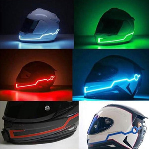 Tira de Luz LED para Casco de Motocicleta AIS, Control por Botón, Múltiples Colores, Accesorio de Seguridad para Conducción Nocturna - Product Image 3