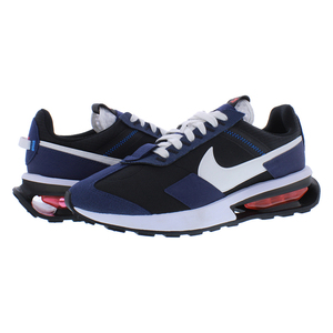 รองเท้าวิ่งสำหรับผู้ชาย Nike Air Max, รองเท้ากีฬาสไตล์สปอร์ตระบายอากาศขนาด10สีดำ/น้ำเงินฤดูร้อน EVA/PU