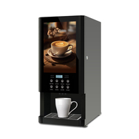 Máquina de Café Instantáneo de 7 Sabores, Tipo Mixto, Automática, Comercial y Doméstica, con Dispensador de Agua Caliente Independiente