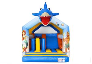 <span class=keywords><strong>Castillo</strong></span> Inflable Personalizable con Temática de Circo, con Tobogán Ancho y Techo, Área de Juegos para Niños y Adultos, para Uso en Parques o en Casa - Product Image 6