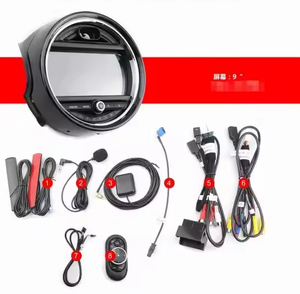 Lecteur DVD de voiture à écran <span class=keywords><strong>Tesla</strong></span> de 9 pouces pour BMW New <span class=keywords><strong>Mini</strong></span> EVO2018 + Autoradio de navigation stéréo de voiture - Product Image 1