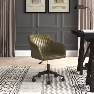 Silla <span class=keywords><strong>de</strong></span> Oficina Ergonómica <span class=keywords><strong>de</strong></span> Lujo para el Hogar, Silla <span class=keywords><strong>de</strong></span> <span class=keywords><strong>Estudio</strong></span> con Respaldo Bajo, Giratoria, Cómoda, para Oficina en Casa - Product Image 3