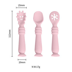 Nueva <span class=keywords><strong>Cuchara</strong></span> <span class=keywords><strong>de</strong></span> Silicona con Diseño <span class=keywords><strong>de</strong></span> Dibujos Animados <span class=keywords><strong>para</strong></span> Bebés y Niños, <span class=keywords><strong>para</strong></span> Aprender a Comer, Beber Sopa, <span class=keywords><strong>Papilla</strong></span> y Suplementos Alimenticios - Product Image 4