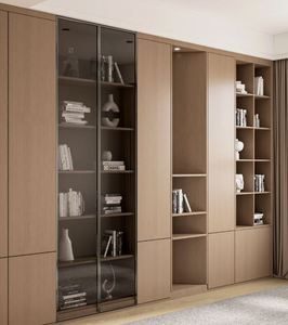 Étagère en bois au design moderne et simple, nouvelle armoire de rangement décorative pour la maison, l'école, l'hôtel ou l'appartement. - Product Image 1