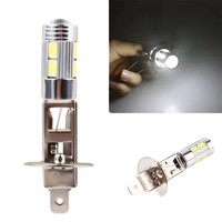 Bombillas LED H1 H3 6000K Blancas Súper Brillantes de Alta Potencia 10-SMD 5630 5730 para Faros Antiniebla de Coche, Luces de Conducción DRL, Lámpara Automotriz, Accesorios para Coche