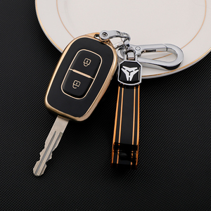 Étui <span class=keywords><strong>de</strong></span> protection souple en TPU pour clé <span class=keywords><strong>de</strong></span> voiture Renault Koleos Kadjar Talisman FLUENCE CAPTUR, avec porte-clés et accessoires - Product Image 2