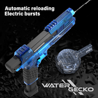 Nouveauté : Jeu de tir en plein air, jouet électronique pour enfants, pistolet à eau électrique transparent, plastique ABS durable, EN71
