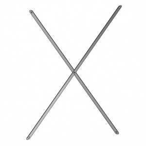 Support Fami System Ar Stiffening Cross L1050 H2510 Gris Foncé RAL7000 - Product Image 3